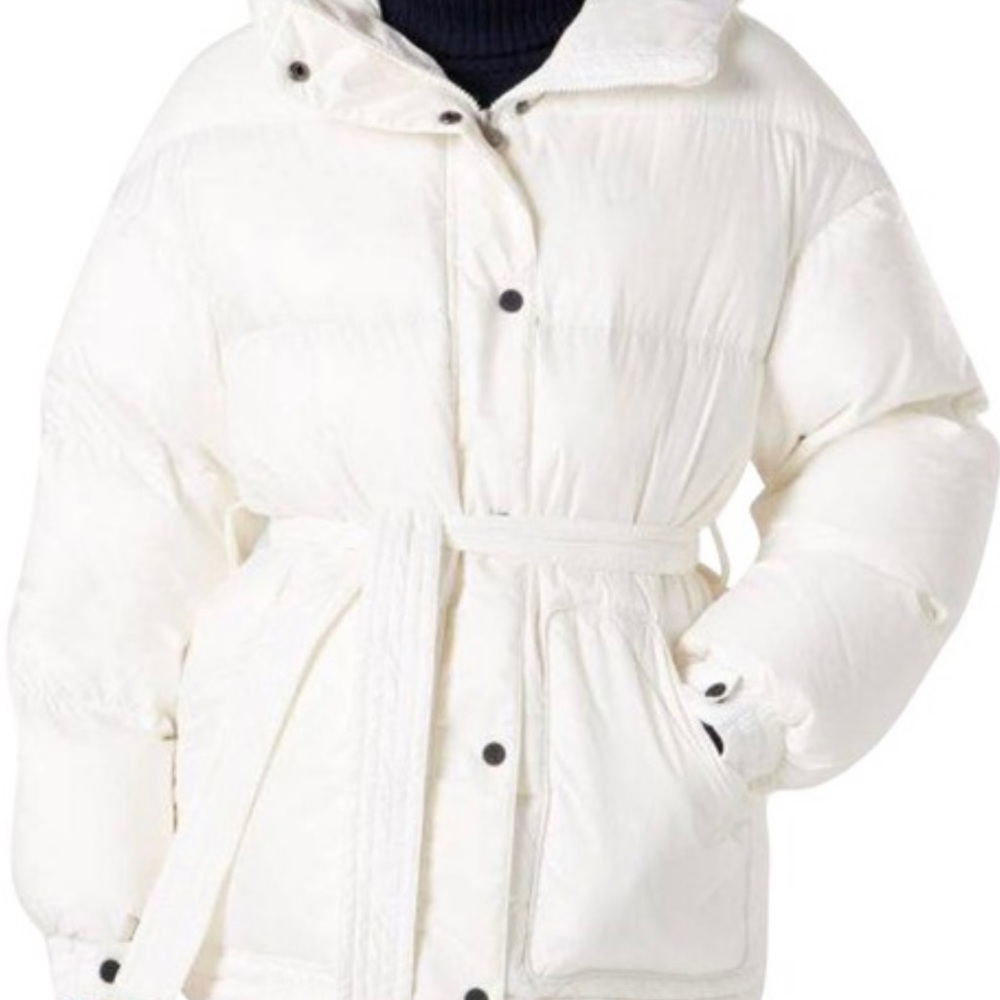 Perfect Moment Snow White Oversized Parka